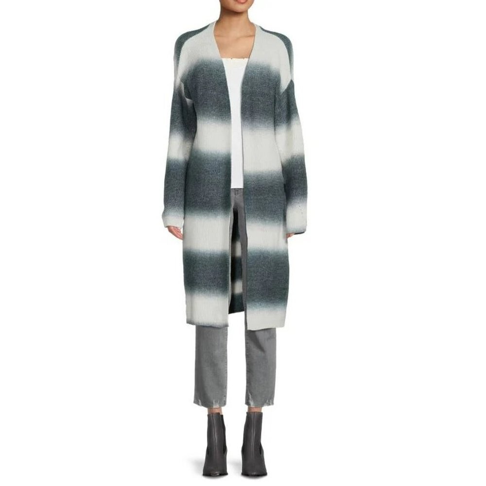 NWT New $118 BCBGeneraton ​Ombre Striped Open Front Cardigan Size S